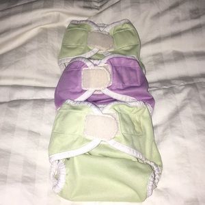 Thirsties Duo Wrap cloth diaper covers (3). Size 1